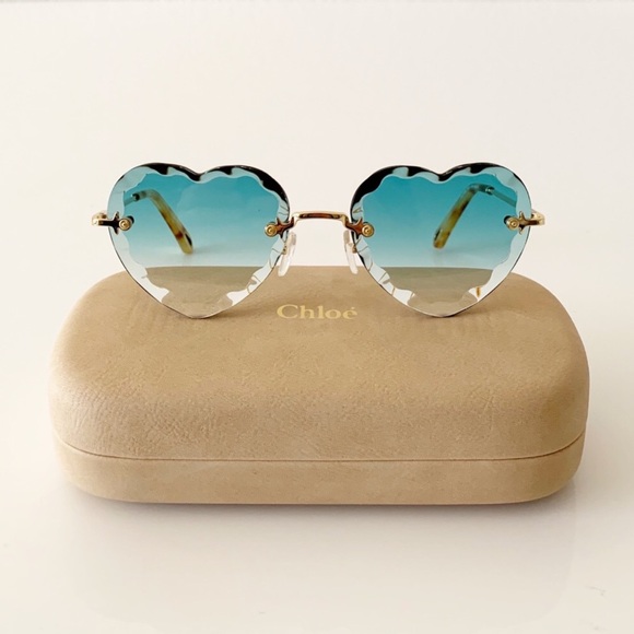 Chloe Accessories - Chloe Heart Sunglasses, New